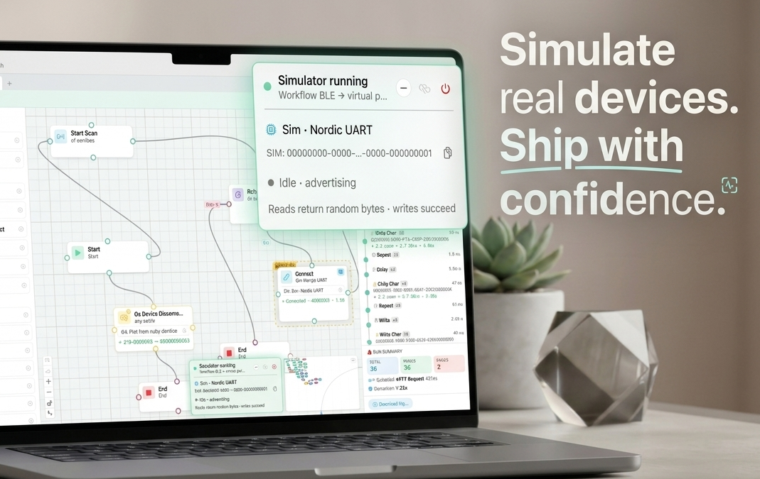 Simulate real devices